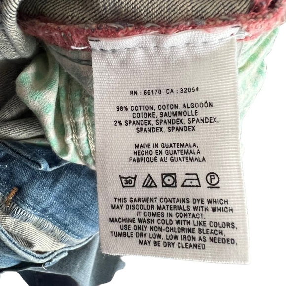 Pilcro x Anthropologie - NEW The Stet Slim Straight Distressed Jeans Sz 31 - Picture 9 of 9